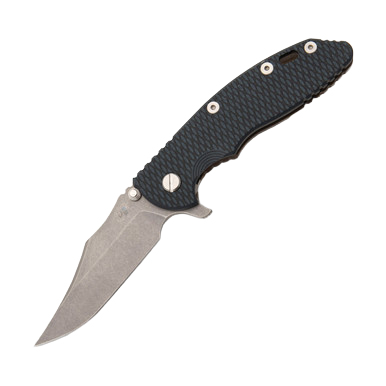 Hinderer XM-18 3.5 Bowie Green Black G-10 Battle Bronze View 2