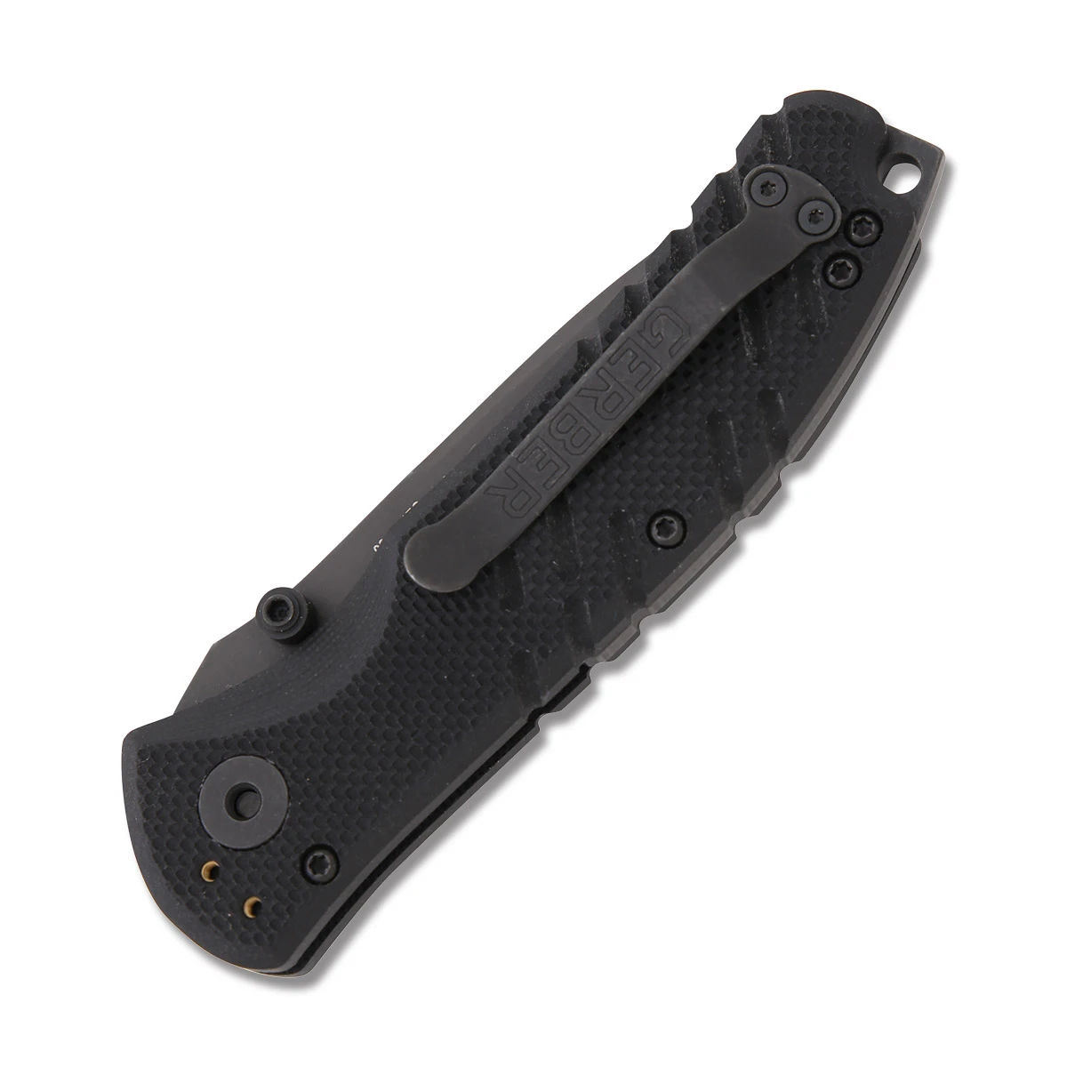 Gerber Propel AO  3.5 Inch Partially Serrated Black Oxide Tanto G845 View 4