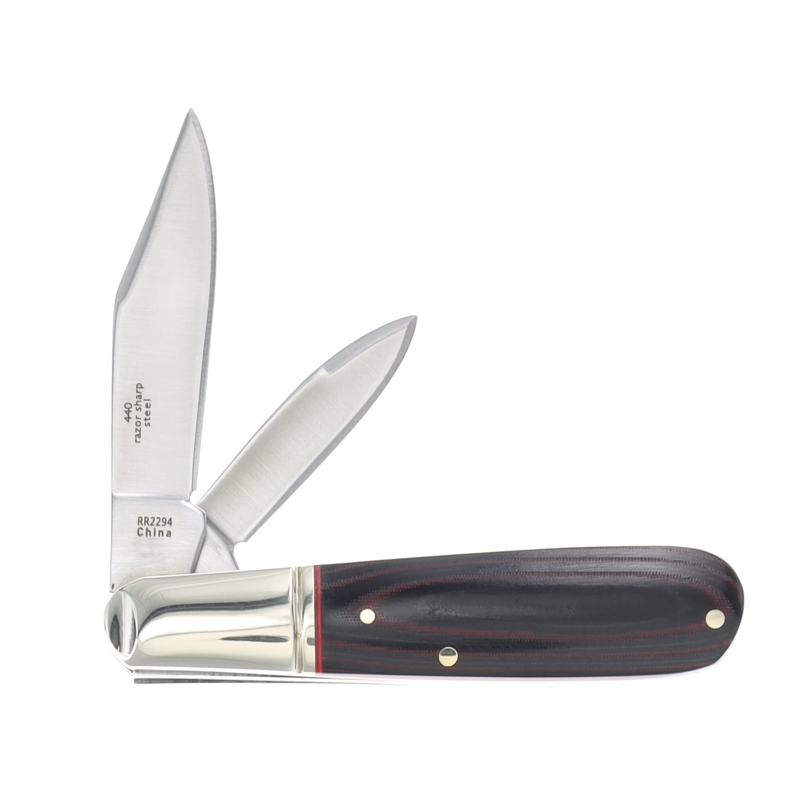 Rough Ryder Red Fox Barlow Folding Knife RR2294 View 2