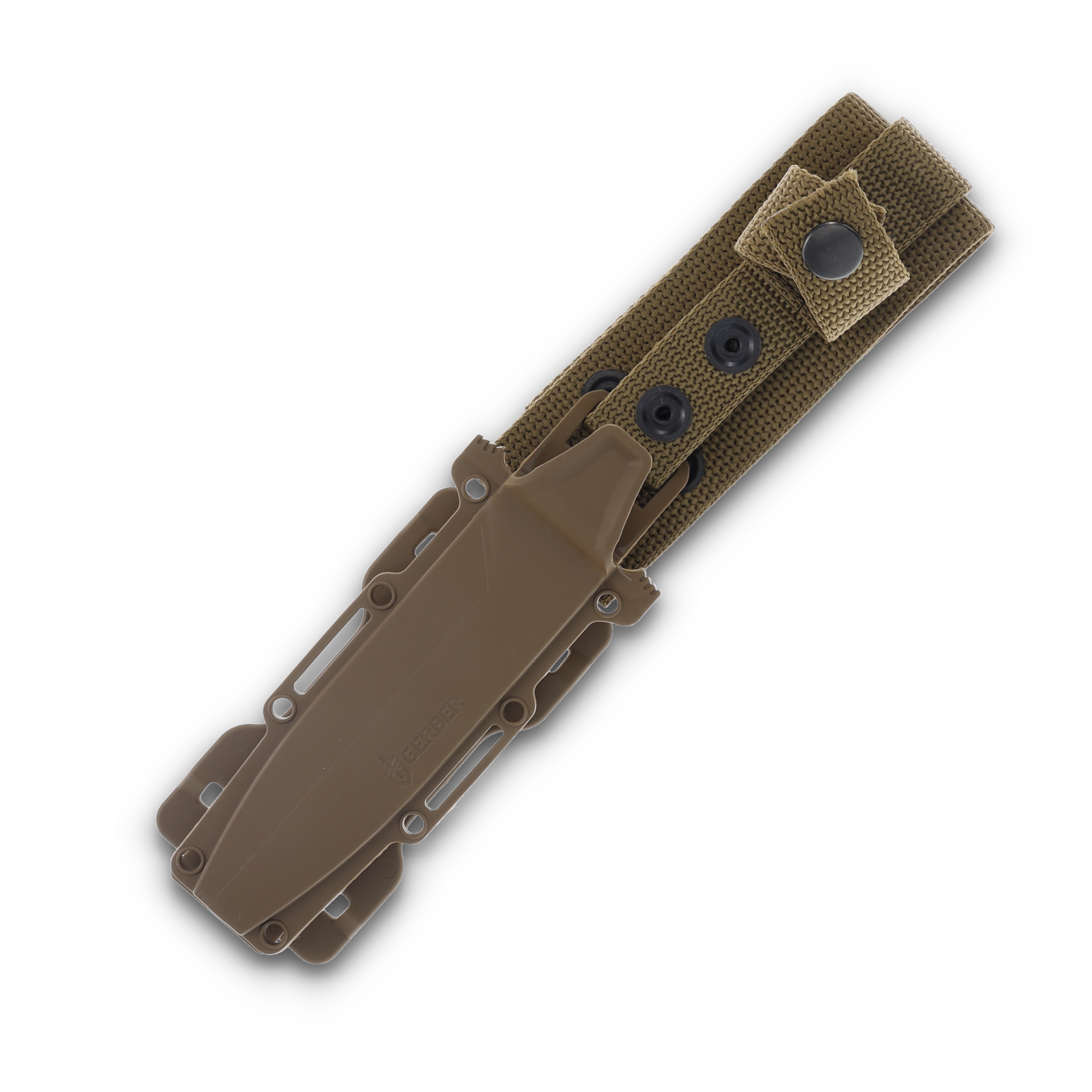 Gerber StrongArm Fixed Blade Knife Coyote Brown Partially Serrated G1059 View 6