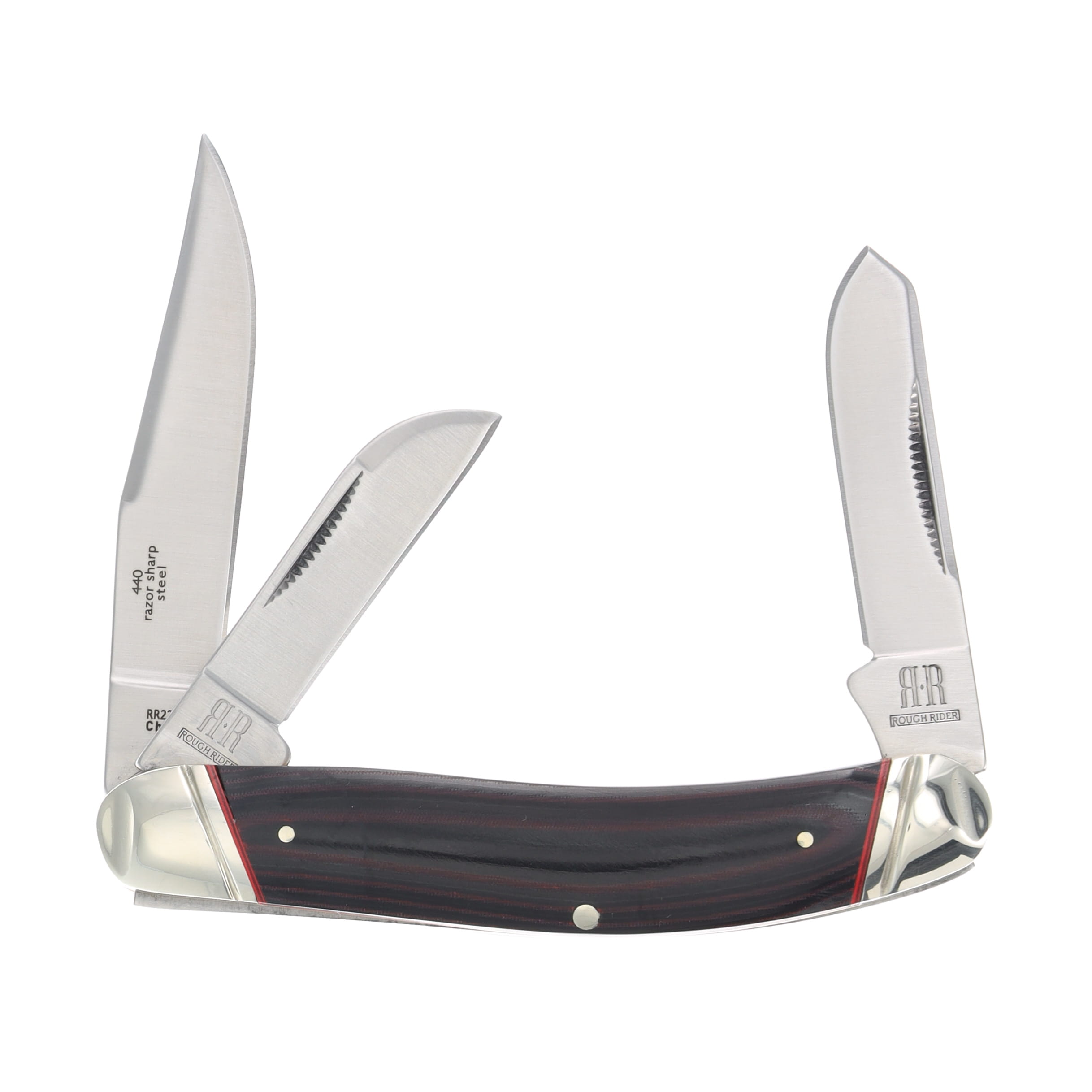 Rough Ryder Red Fox Sowbelly Folding Knife RR2298 View 2