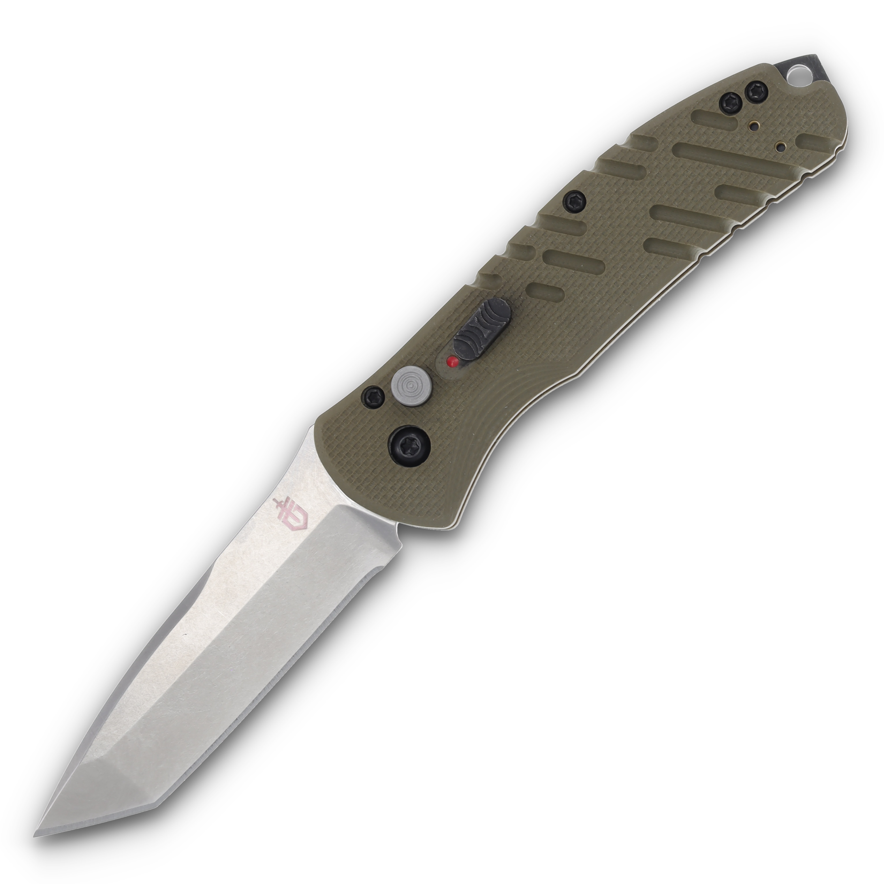 Gerber Propel Auto OD Green 3.5in Stonewashed Tanto Knife AUG1308 View 1