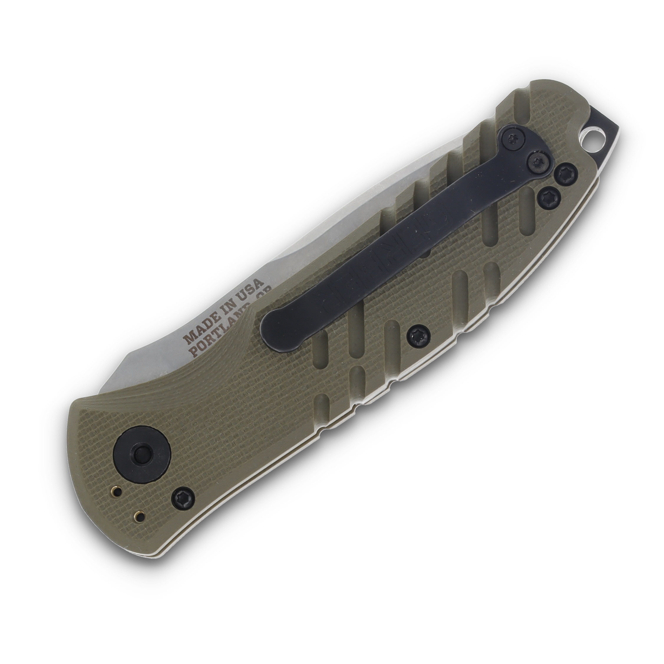 Gerber Propel Auto OD Green 3.5in Stonewashed Tanto Knife AUG1308 View 4