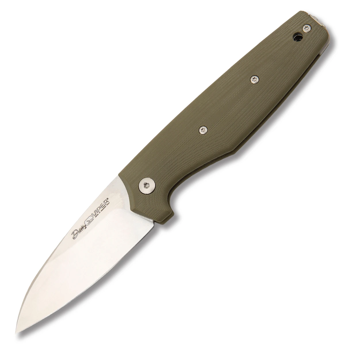 Viper DAN 2 Green G-10 Folding 2.87In. Bohler N690Co Wharncliffe V5930GGR View 1
