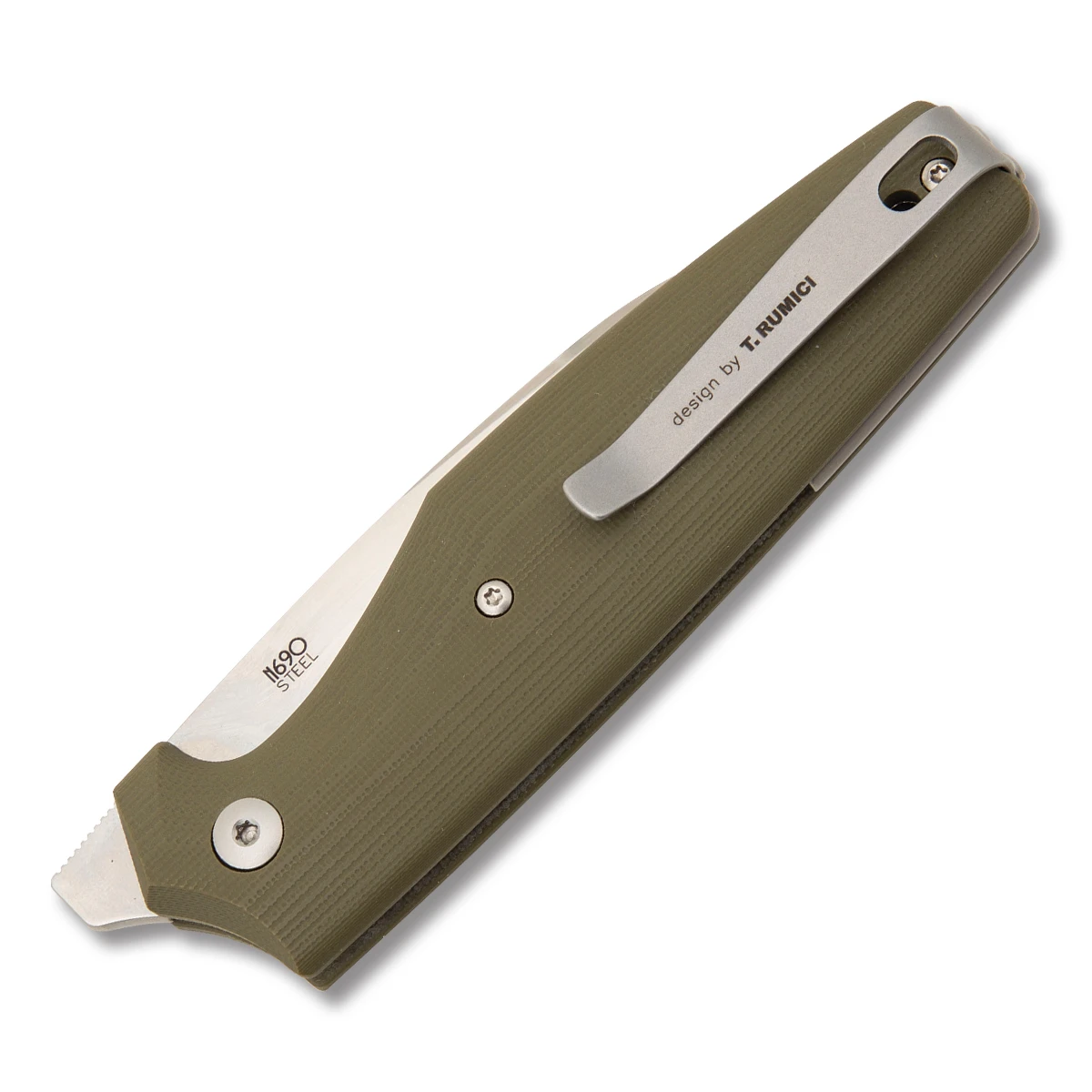 Viper DAN 2 Green G-10 Folding 2.87In. Bohler N690Co Wharncliffe V5930GGR View 2
