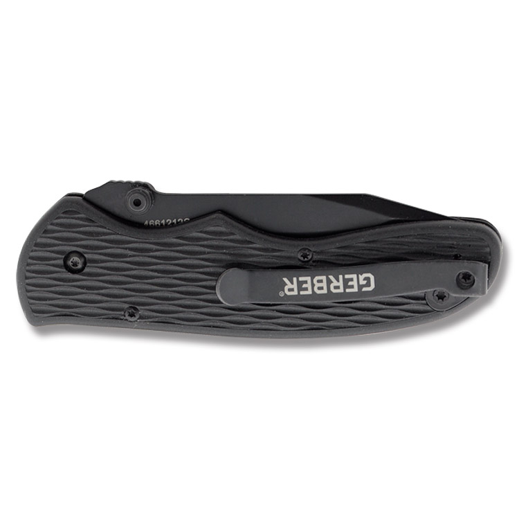 Gerber FAST Draw 3 Inch Partially Serrated Black Nitride Tanto G654 View 2