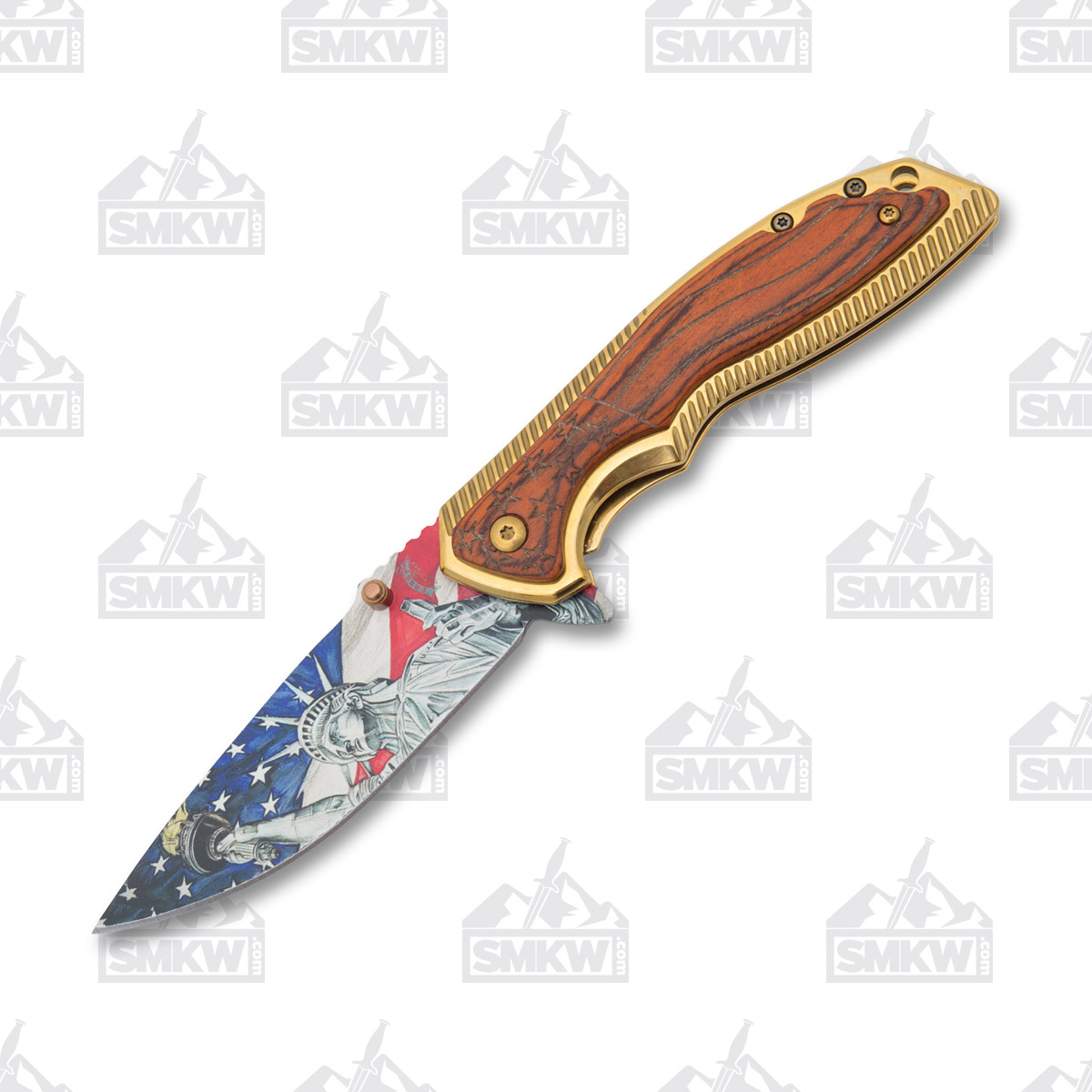 Frost Statue of Liberty Folding Knife FRFC86LB View 2