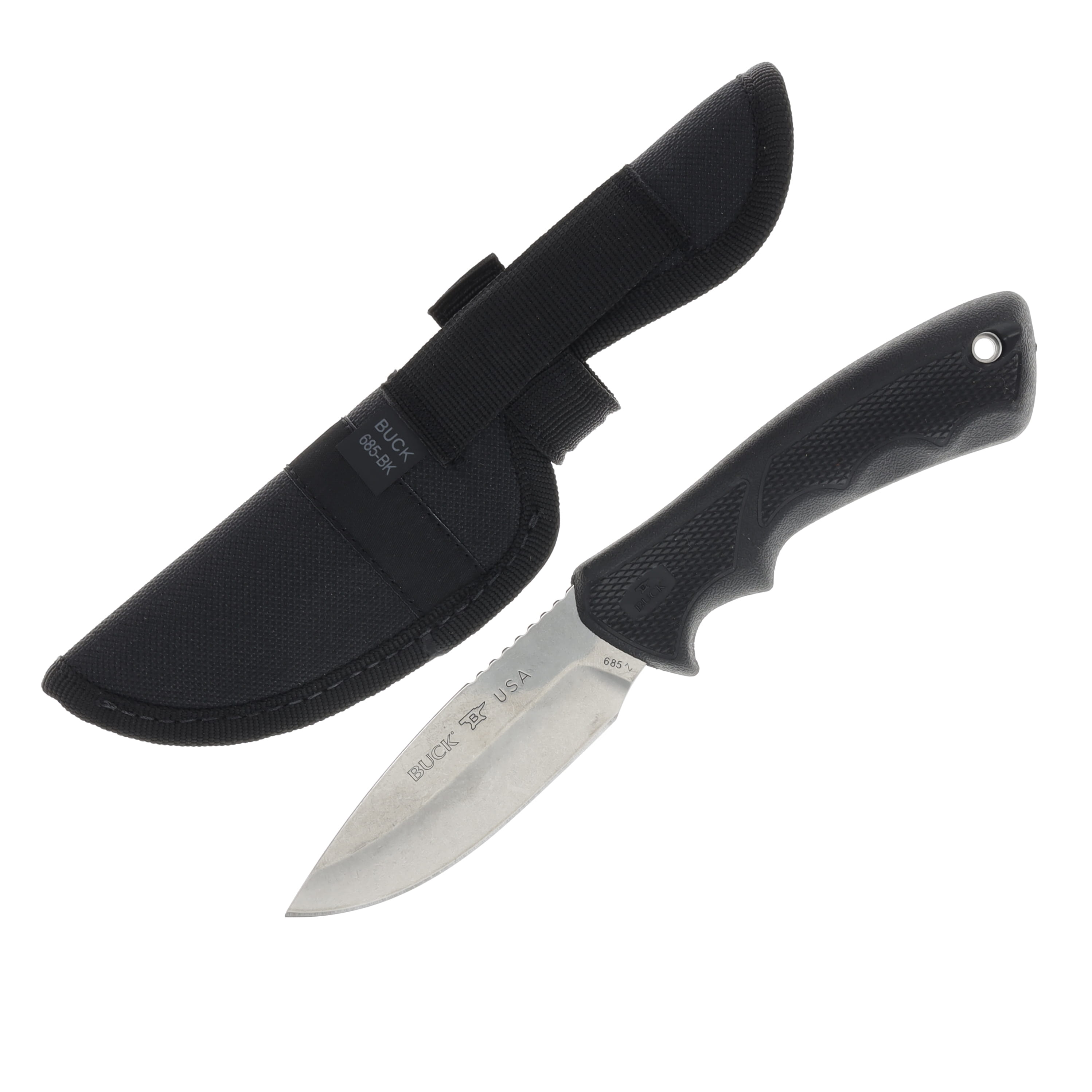 Buck 685 Large BuckLite Max II 4in Drop Point Fixed Blade Knife BU11559 View 2
