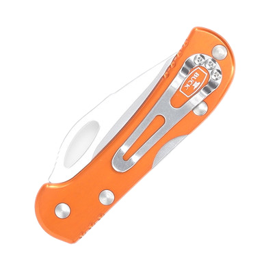 Buck Knives Mini SpitFire Folding Knife Orange 2.75in Satin Drop Point Blade BU7798 View 9