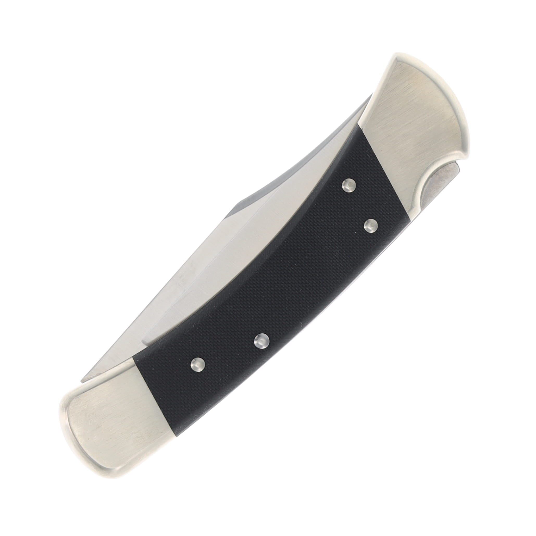 Buck Knives 110 Automatic Elite Knife Black G10 3.75in Satin Clip Point BU11667 View 4