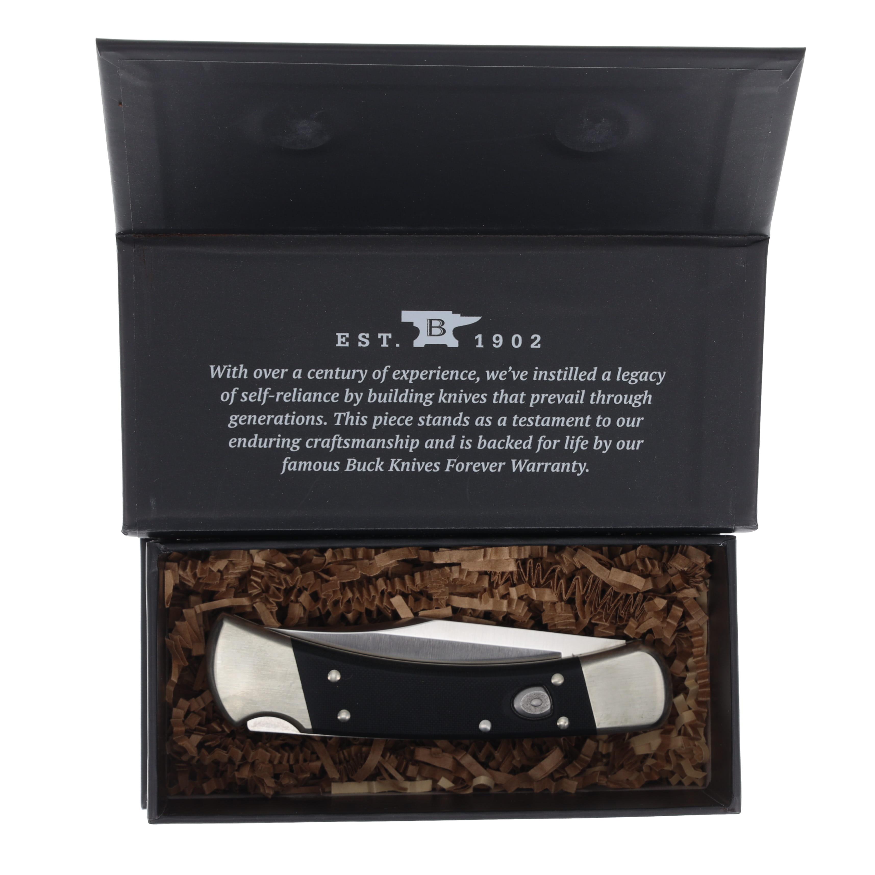 Buck Knives 110 Automatic Elite Knife Black G10 3.75in Satin Clip Point BU11667 View 11