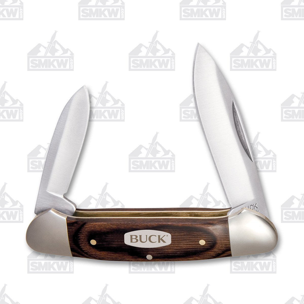 Buck 389 Wood Grain Canoe Folding Knife BU3139 View 1