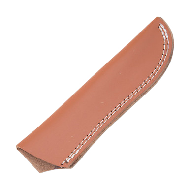 Premium 7-inch Brown Leather Belt Sheath for Fixed Blade Knives SH1171 View 1