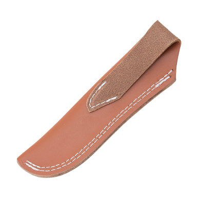Premium 7-inch Brown Leather Belt Sheath for Fixed Blade Knives SH1171 View 2