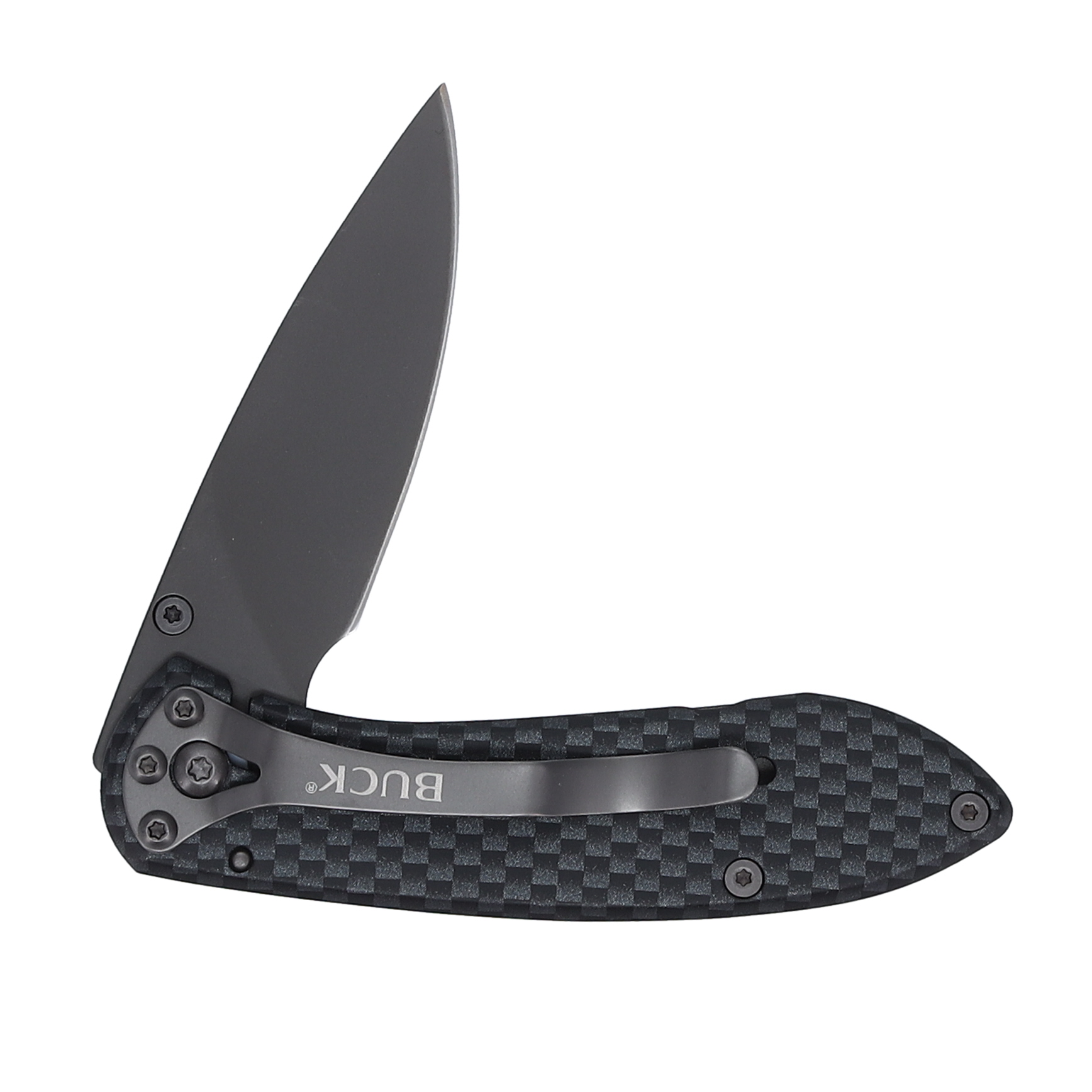 Buck 327 Nobleman Folding Knife Black BU3086 View 4