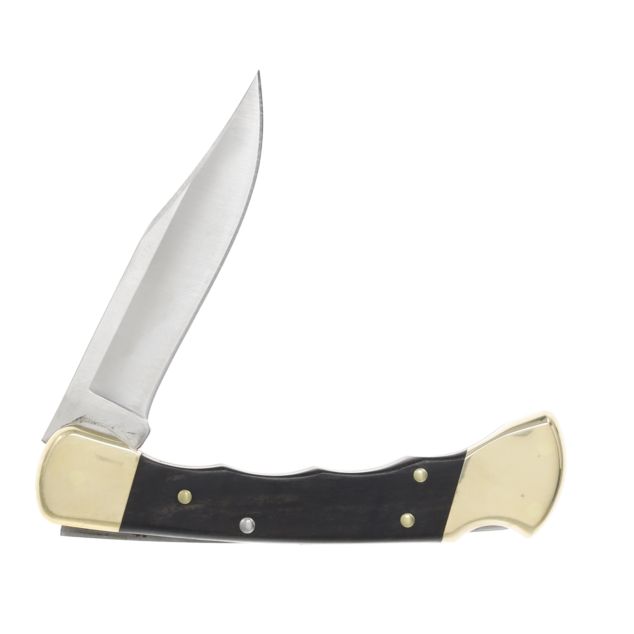 Buck 110 Ebony Folding Hunter Pocket Knife BU388 View 5