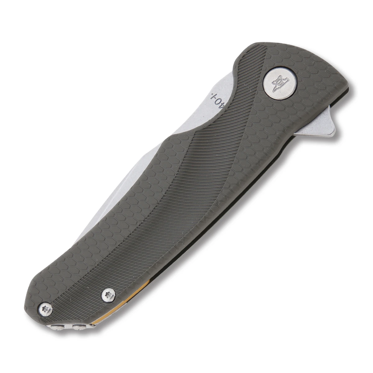 Buck 840 Sprint Select Folding Knife OD Green 3.13in Satin Drop Point BU12058 View 4
