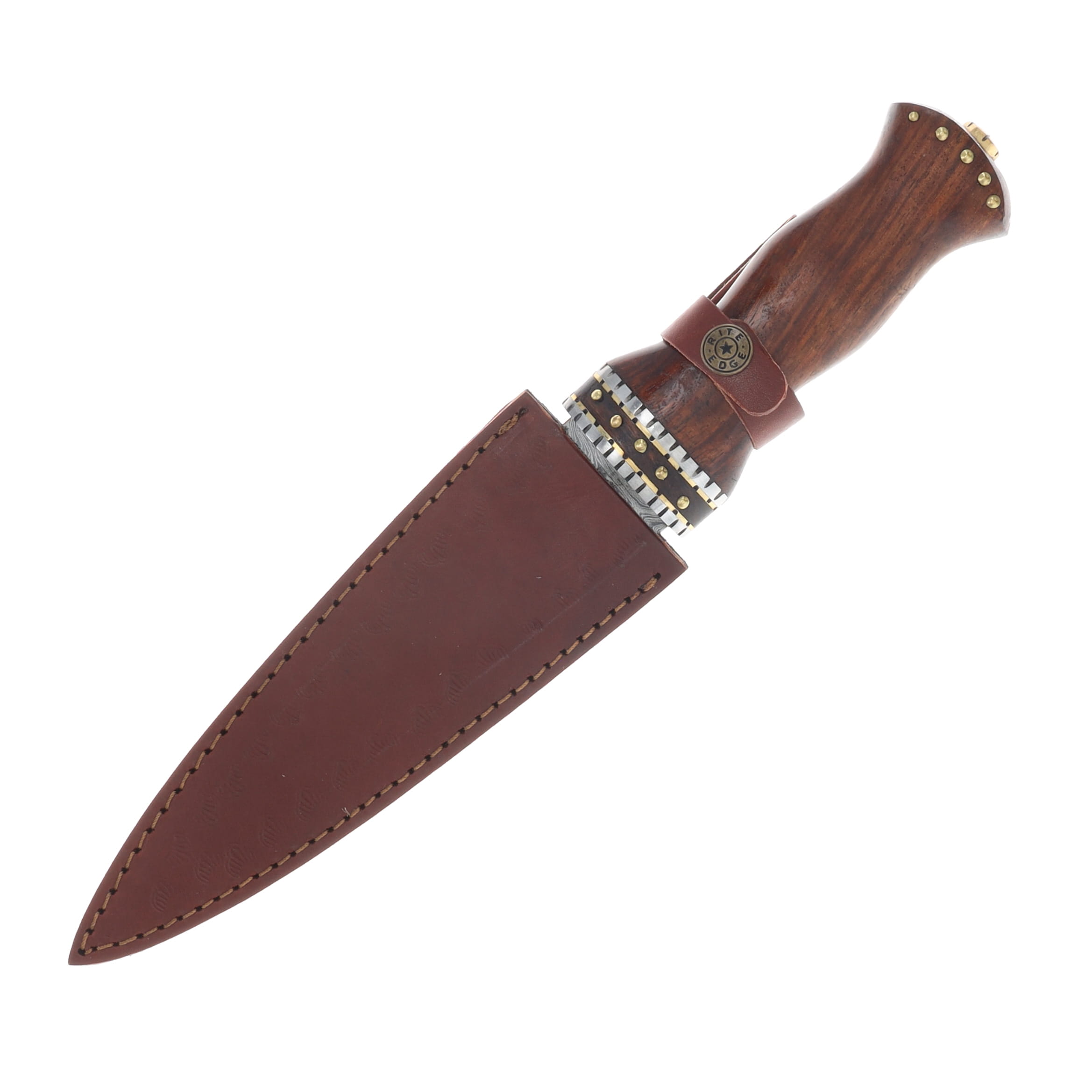 Rite Edge Exotic Damascus Sgian Dubh DM1076 View 4
