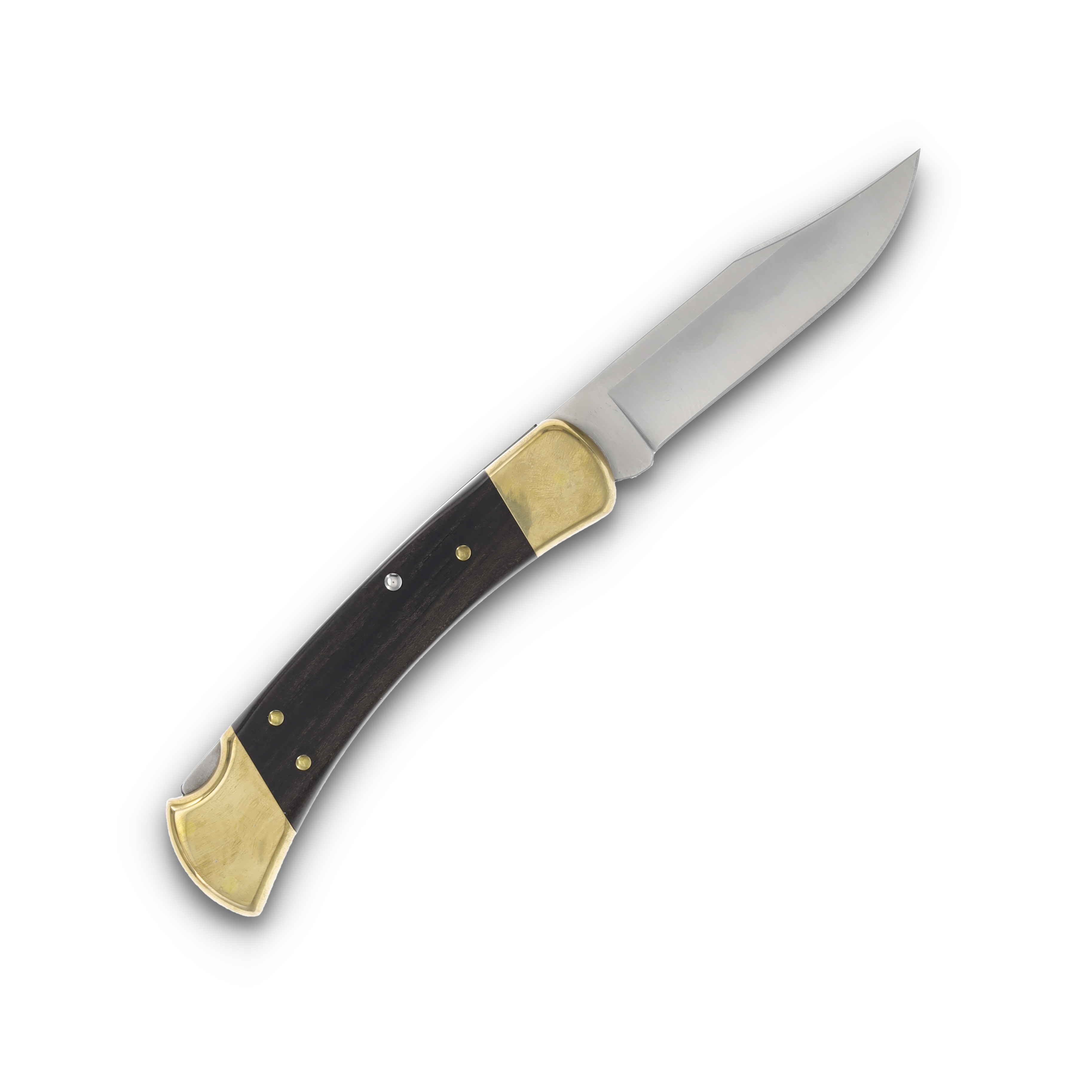 Buck 110 Folding Hunter Knife Ebony Wood BU381 View 4