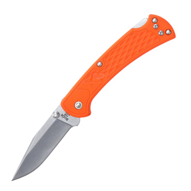 Buck 112 Folding Knife Slim Select Blaze Orange GFN BU12024 View 1