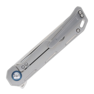 Kizer Begleiter Folding Knife Gray 3.54 Inch Plain Satin Drop Point KI4458T2 View 7