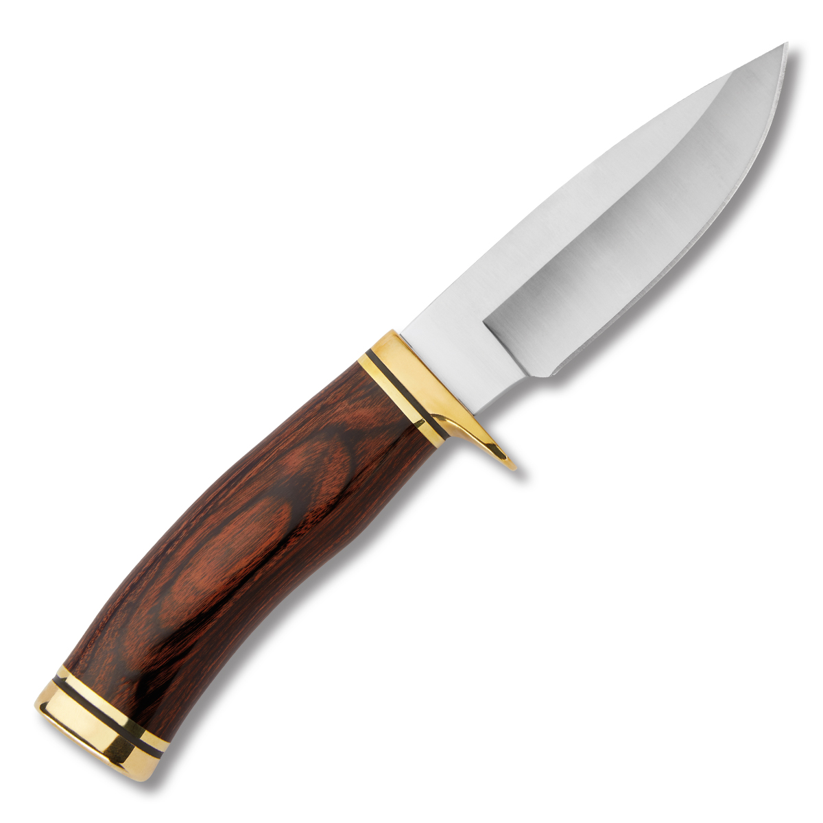 Buck 192 Vanguard Heritage Walnut 4.25in Drop Point Fixed Blade Knife BU1220 View 5