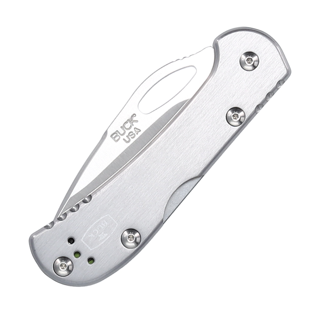 Buck 726 Mini SpitFire Folding Knife Gray 2.75in Plain Drop Point Blade BU7800 View 5