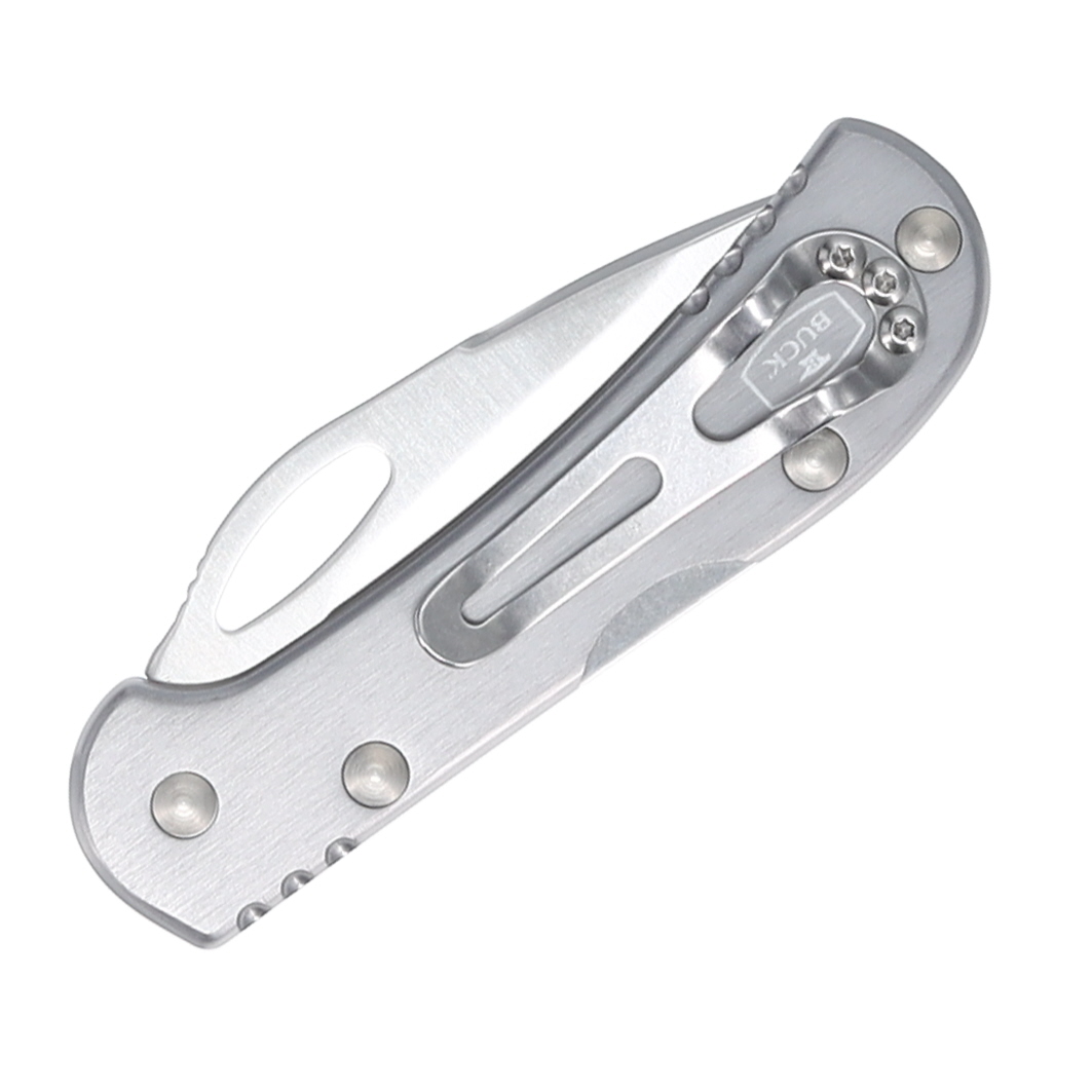 Buck 726 Mini SpitFire Folding Knife Gray 2.75in Plain Drop Point Blade BU7800 View 6