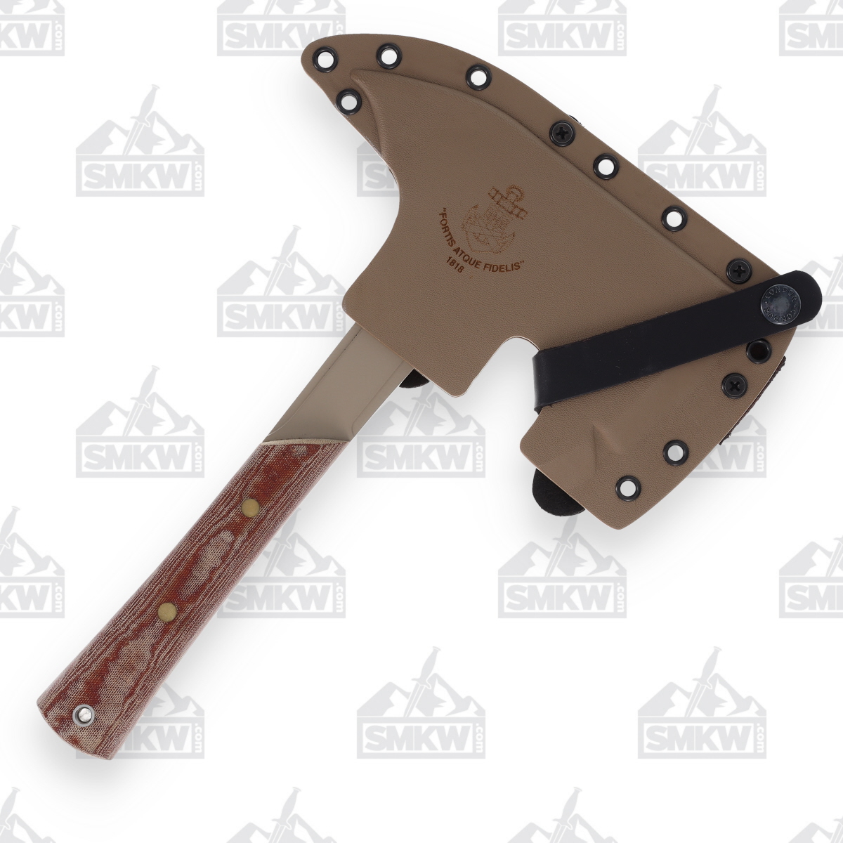 Condor Tool and Knife Fortis Fidelis Axe Brown Micarta 11.58in CTK181667 View 2