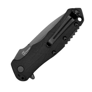 Kershaw RJ Tactical 3.0 Assisted Folding Knife Blk GFN Handle Blk. 8Cr13Mov Blade View 3