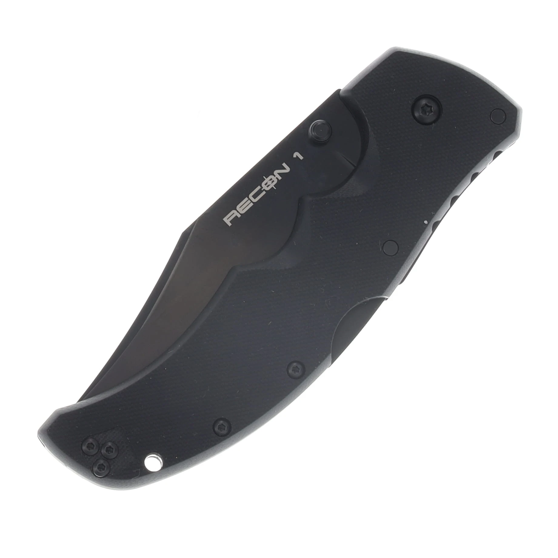 Cold Steel Recon 1 Folding Knife 4in Plain Black Clip Point CS27BC View 6