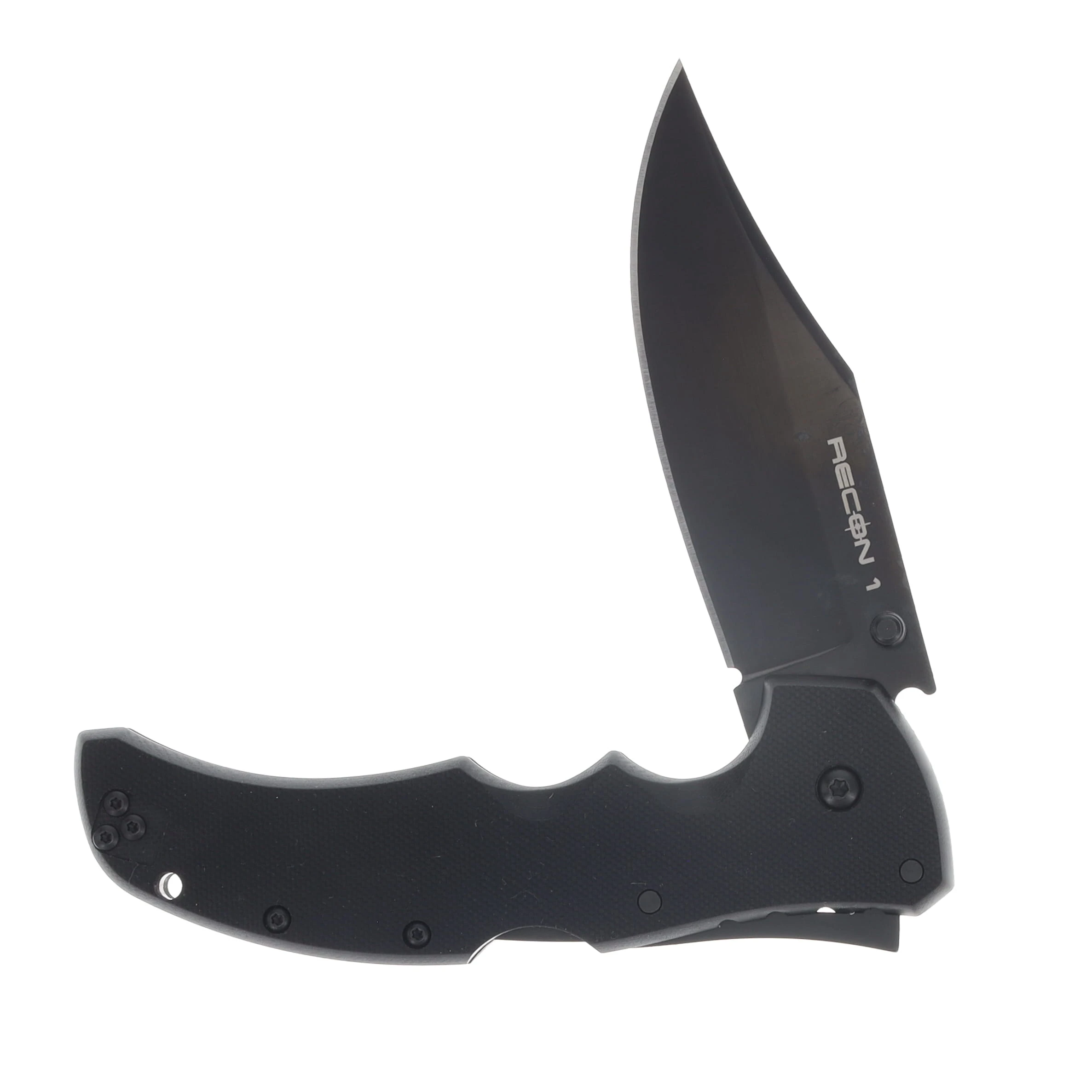 Cold Steel Recon 1 Folding Knife 4in Plain Black Clip Point CS27BC View 3