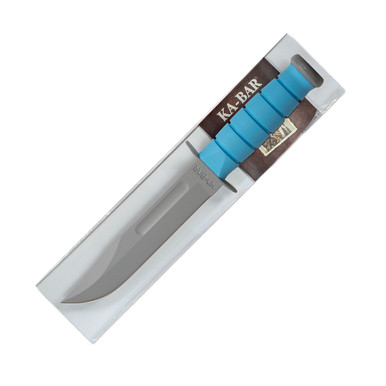 KA-BAR USSF Space-Bar Fixed Blade Blue 7in Plain Gray Clip Point KA1313SF View 5