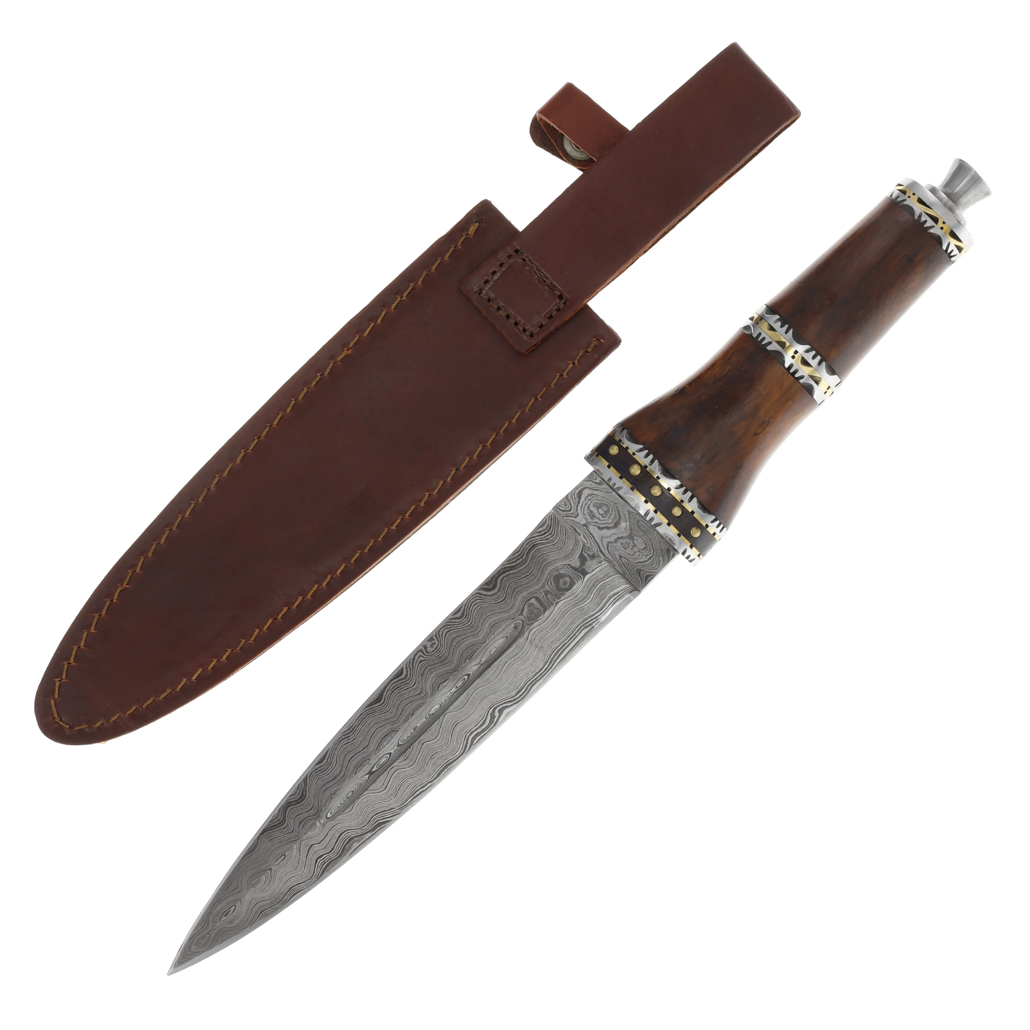 Szco Supplies 14in Fancy Fixed Blade Scottish Dirk Knife DM1077 View 2