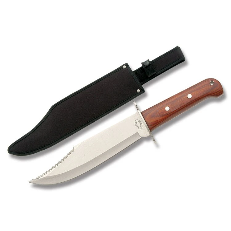 Frost Cutlery Pakkawood Santa Fe Trail Fixed Blade Bowie Knife FRHK6074140 View 1