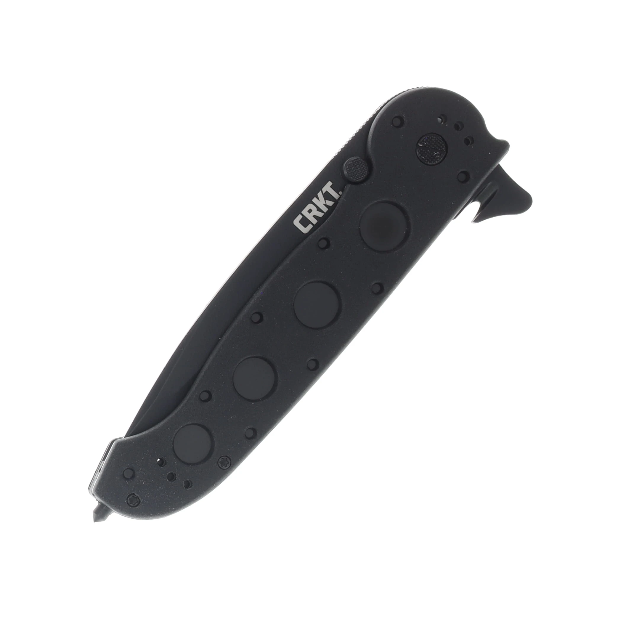 CRKT M16-14ZLEK Folding Rescue Knife 3.75in Part Serr Black TiNi Tanto CRM1614ZLEK View 5