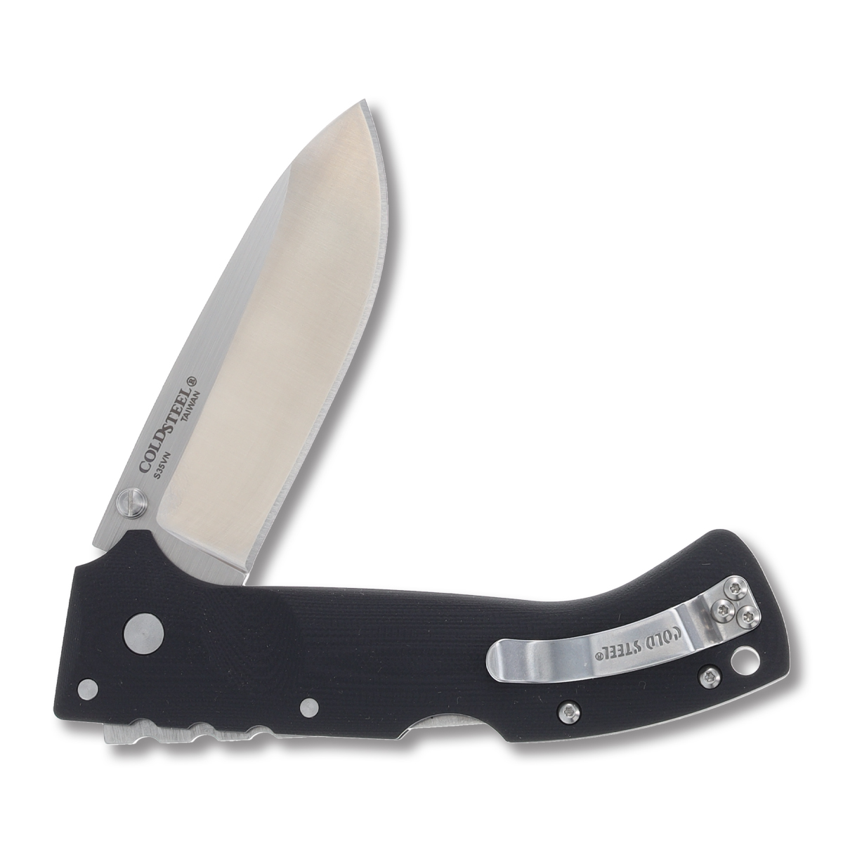 Cold Steel Ultimate Hunter Folding Knife 3.5in Plain Satin Drop Point CS30U View 4