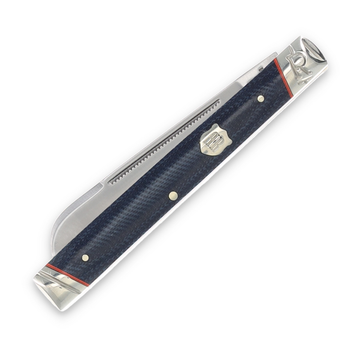 Rough Ryder Faded Blue Jeans Pipe Doctor Folding Knife RR2352 View 3