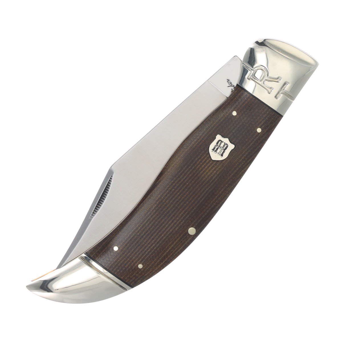 Rough Ryder Tater Skin Brown Burlap Deer Slayer Folding Knife RR2329 View 5