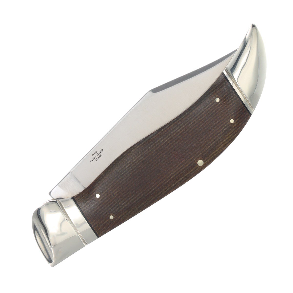 Rough Ryder Tater Skin Brown Burlap Deer Slayer Folding Knife RR2329 View 6