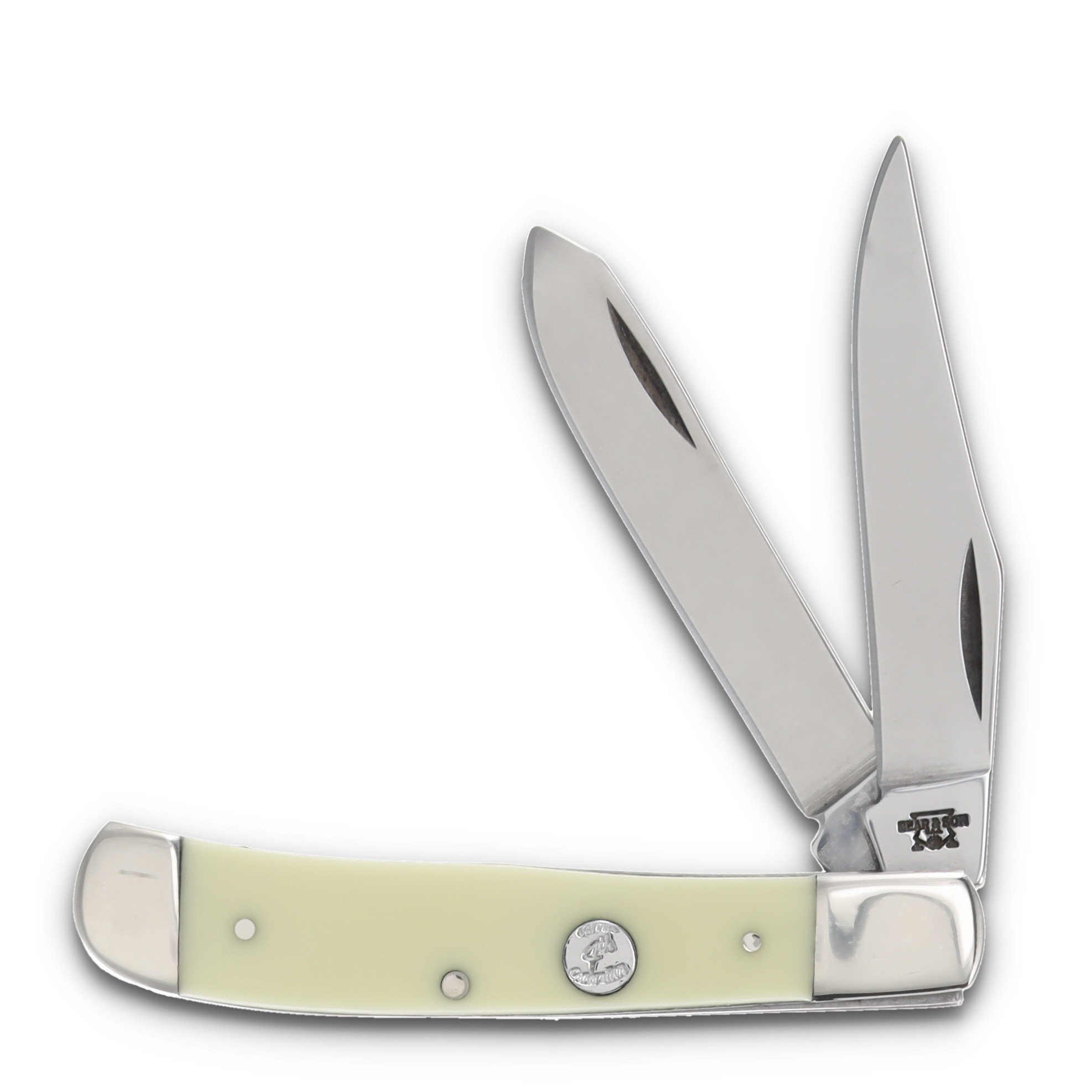 Bear & Son Little Trapper Folding Knife 2in Plain Edge Yellow