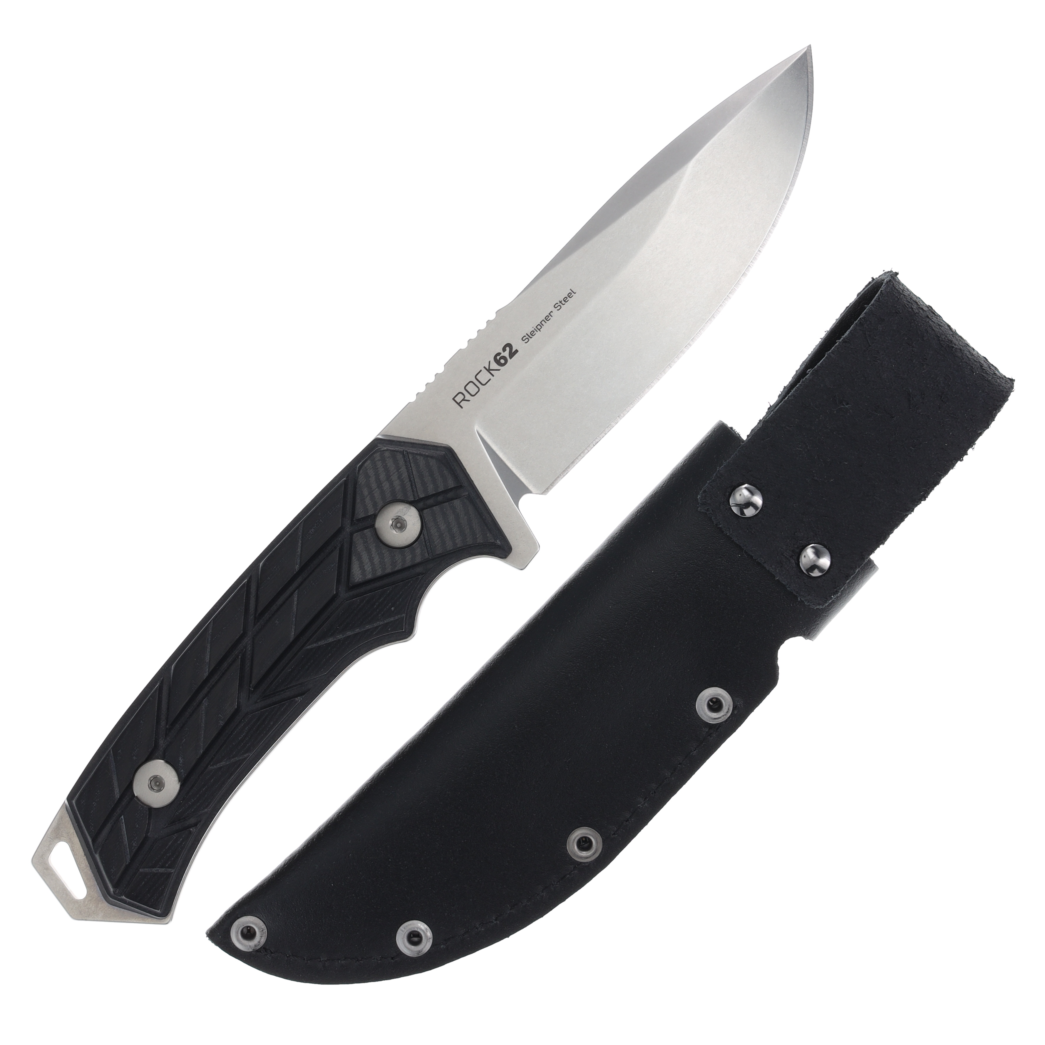 Woox Rock 62 XGrip Grey Micarta Black Handle BUKNF00114 View 2