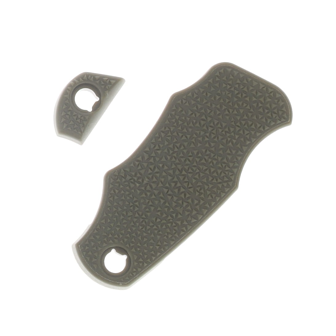 Cold Steel Grik Folding Knife OD Green-Black 3in Plain Satin Drop Point CS28E View 7
