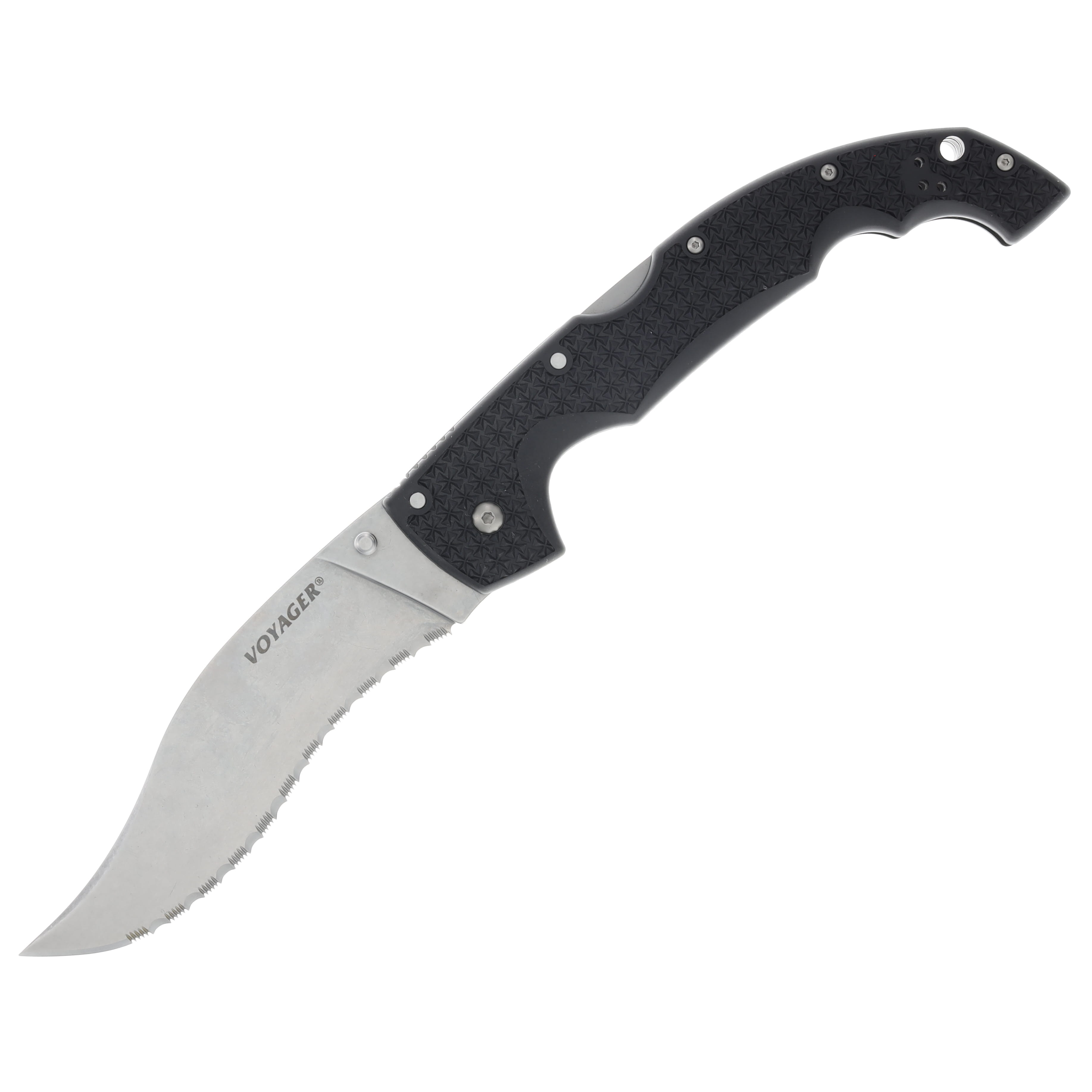 Cold Steel XL Voyager Vaquero 5.5in Serrated Edge GrivEx Handle CS29AXVS View 1