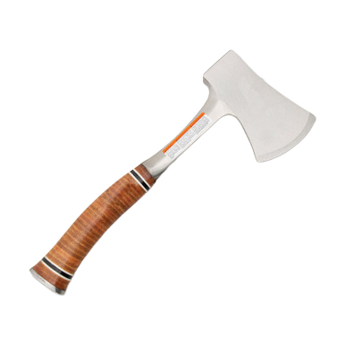 Estwing Sportsman Axe Leather Handle 3.25 Inch Stainless Steel Blade EW24A View 3
