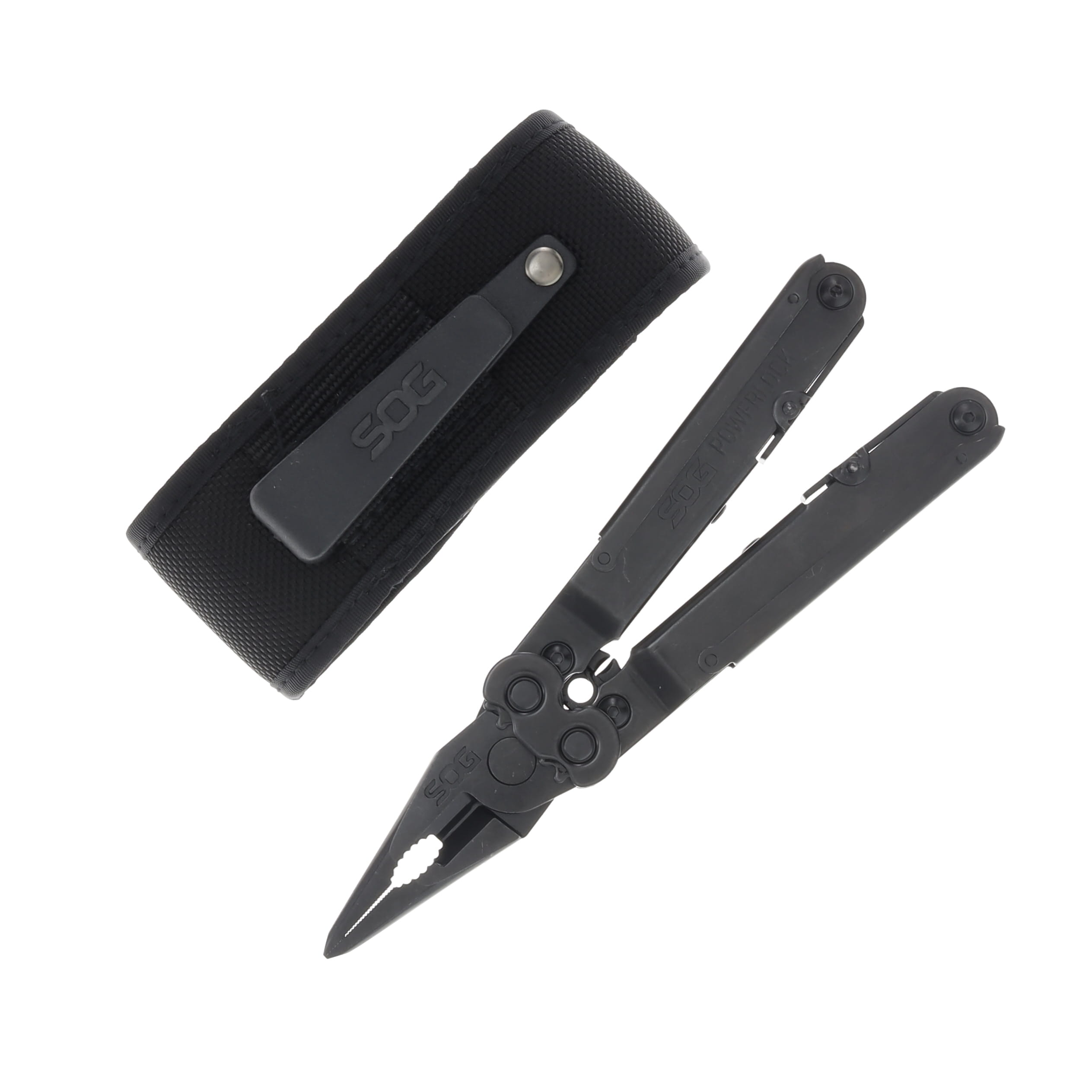 SOG PowerLock MultiTool Black with Nylon Pouch SOGS61B View 4