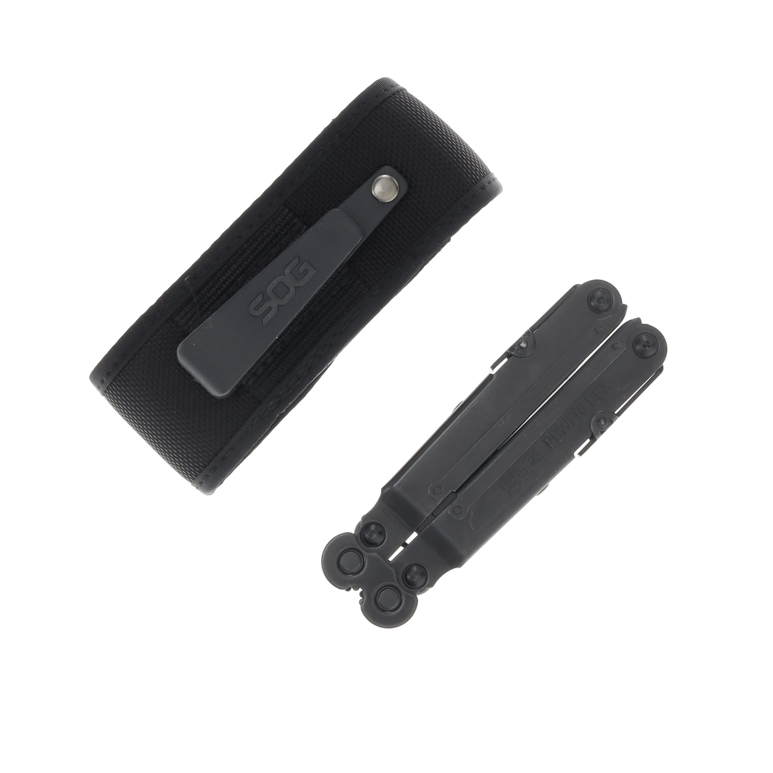 SOG PowerLock MultiTool Black with Nylon Pouch SOGS61B View 6