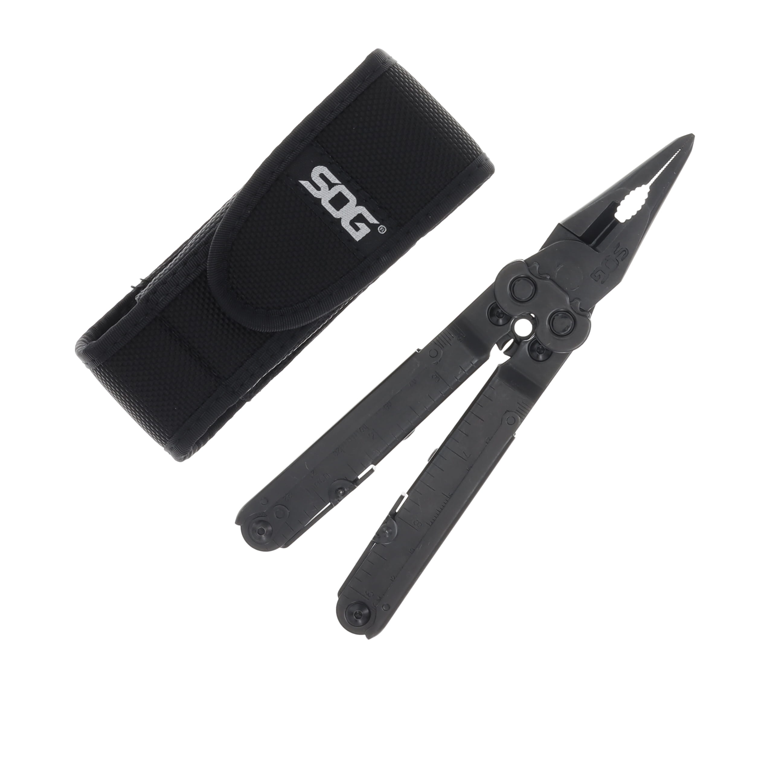 SOG PowerLock MultiTool Black with Nylon Pouch SOGS61B View 3