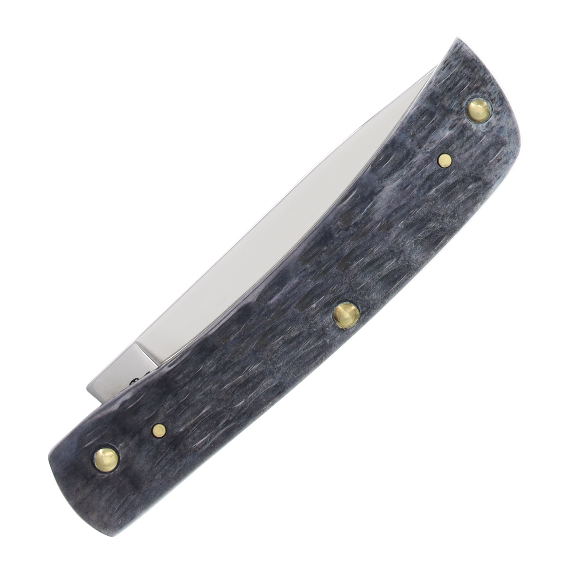 Case Carbon Steel Gray Pocket Worn Jigged Bone Sod Buster Jr. CA58412 View 4