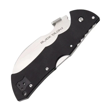 Cold Steel Black Talon II Folding Knife S35VN Plain Edge CS22B View 5